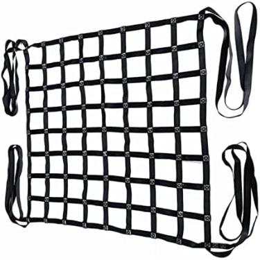 Imagem de Rede De Eslinga Para Serviço Pesado, Rede De Correia Plana De Náilon, Rede Para Pendurar Carga, Rede Para Caminhão/reboque/carga, Correia De Amarração Para Serviço Pesado Para Levantamento E Reboq