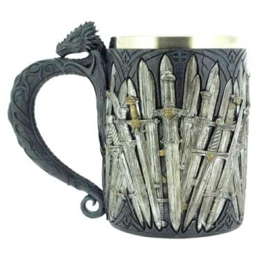Imagem de Lendas da Espadas Game of Thrones Dragão Caneca Cerveja 13oz