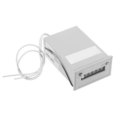Imagem de Contador Eletromagnético CSK6-NKW, Contador de Pulso Eletromagnético de 6 Dígitos AC220V / AC110V / DC24V / DC 12V (DC12V)