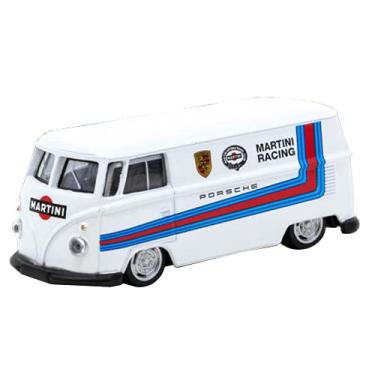 Imagem de Tarmac Works 1:64 Scale Compatible with VW T1 Panel Van (Martini Racing) in White/Blue/Red