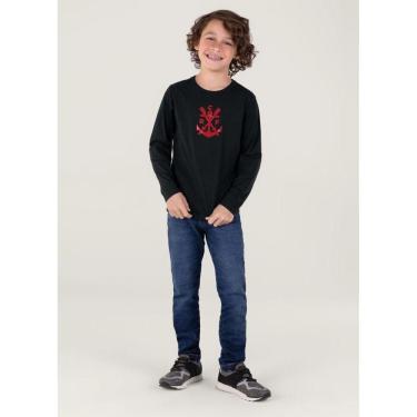 Imagem de Camiseta Unissex Flamengo Em Malha Infantil Brandili