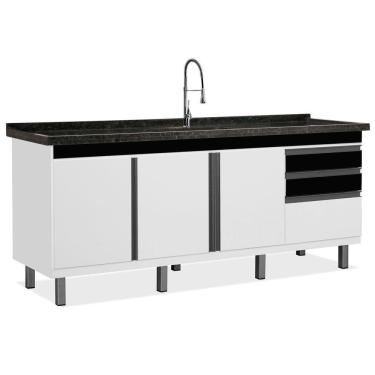 Imagem de Gabinete de Cozinha Vitória para Pia de 1,94 m