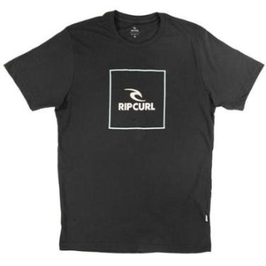 Imagem de Camiseta Rip Curl Corp Icon Tee Preto - Masculino-Masculino