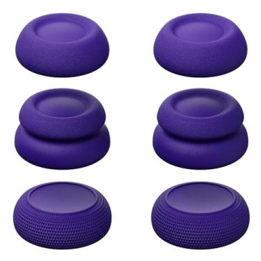 Imagem de Savage Raven by Skull & Co. Thumb Grip Caps Joystick Cap Analog Stick Cap Thumbstick Grip Cover for PlayStation Portal - Galactic Purple, 3 Pairs (6pcs)
