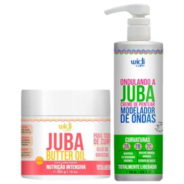 Imagem de Kit Juba Widi Care Creme Pentear Ondulando E Mascara Butter Nutrição Intensa Capilar