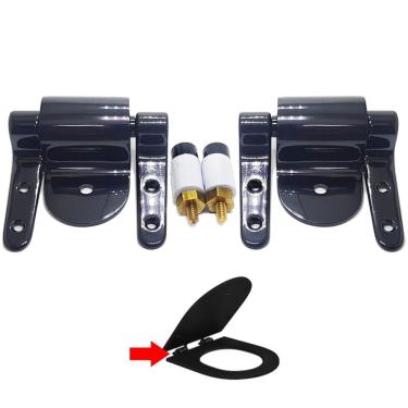 Imagem de Fixação Assento Slow Close Deca Ap237 Black Noir Level - 1100FX237BLNO