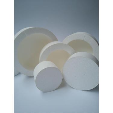 Imagem de Bolo fake    isopor com eva sem emenda 5and  branco 