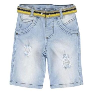 Imagem de Shorts Look Jeans c/ Cinto Jeans - 05 - UNICA-Unissex