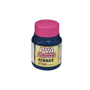 Imagem de Tinta PVA Fosca para Artesanato Acrilex 37 ml Azul Petróleo - 596