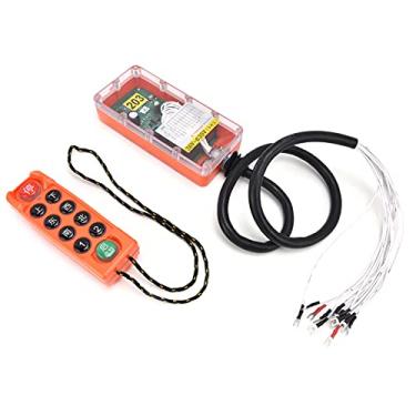 Imagem de Controle Remoto Sem Fio para Guindaste, Kit de Controle Remoto Sem Fio para Guindaste Elétrico Industrial, Interruptor de Rádio para Talha de Corrente Elétrica (26V-635V (tensão
