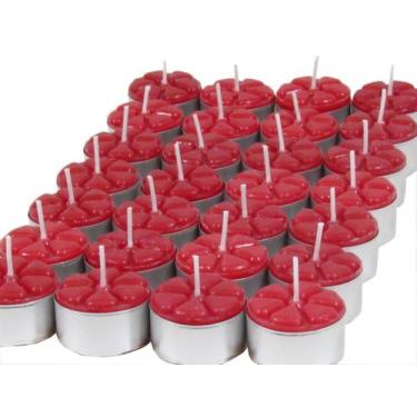 Imagem de Velas Aromáticas De Morango 12 Unidades Aromatizada Rechaud - Velitas