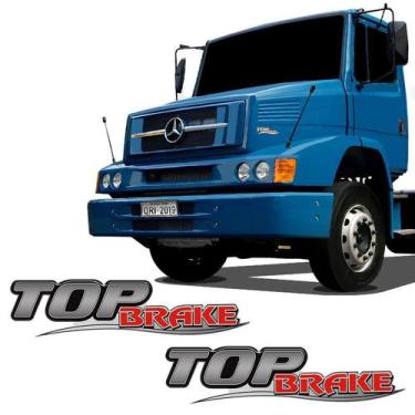 Imagem de Par De Adesivos Top Brake Mercedes Benz Emblemas Resinados - SPORTINOX