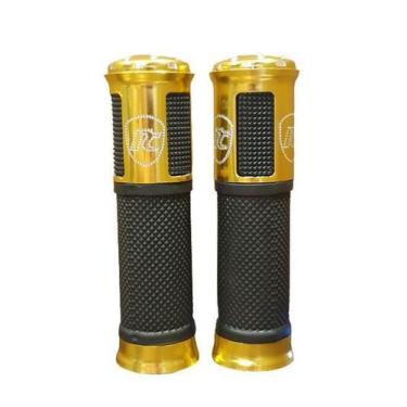 Imagem de Manopla Esportiva Alumínio Punho Moto Anti Derrapante Gold - Ps Racer