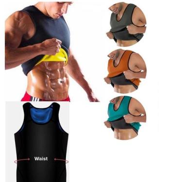 Imagem de CAMISETA Regata Masculina Térmica Run Compressão Queima Gordura Fit - 