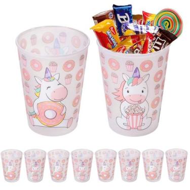 Imagem de Kit 10 Copo de Unicórnio para Festa infantil e Aniversário 320ml - Pla