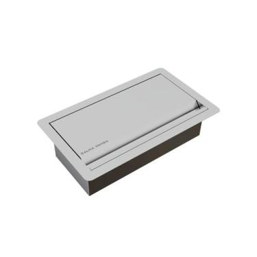 Imagem de Porta Esponja Sabão Com Tampa Embutir Bancada - Calha Úmida