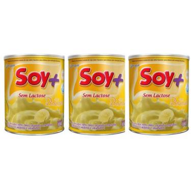 Imagem de Suprasoy Soy + Banana Sem Lactose 3x300G - Supra Soy