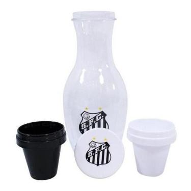 Imagem de Kit Moringa + 2 Copos 125ml De Plástico - Santos Time Sfc - Mileno, Sa