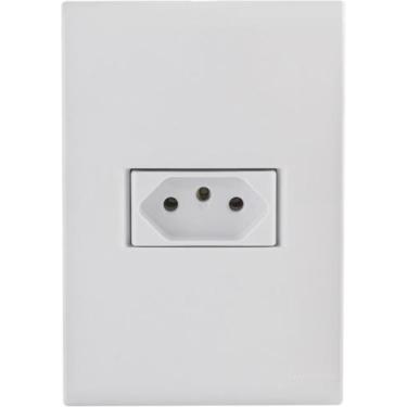 Imagem de Tomada 2P+T Liz 10a 250v Branco Tramontina