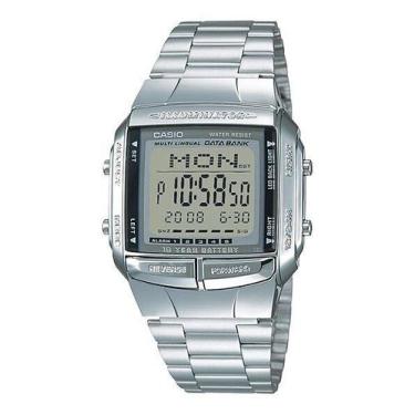 Imagem de Relógio casio masculino  vintage prateado db-360-1adf