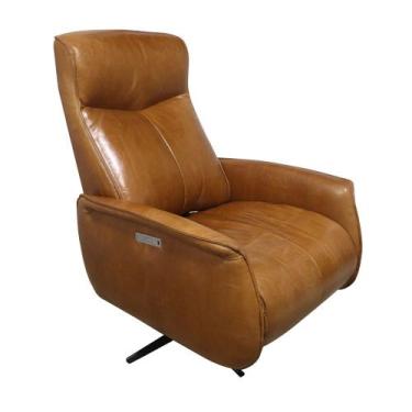 Imagem de Poltrona do Papai Reclinável Retrátil Botão Elétrica Conde Giratória U