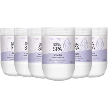 Imagem de 6UN Creme Massagem Relaxante SPA Lavanda 650G DAgua Natural - D'Água N