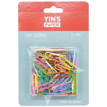 Imagem de Clips Colorido 33mm - Yins Brasil - Yins Brasil