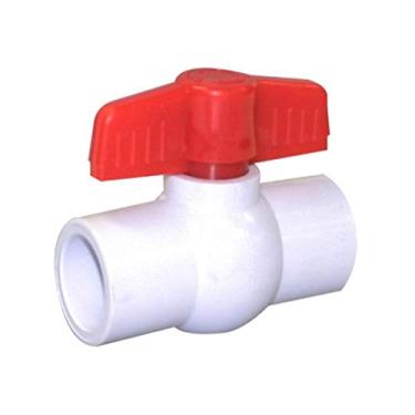 Imagem de Valterra Válvula esférica de PVC 700-12, branca, deslizante de 1,27 cm (1/2")