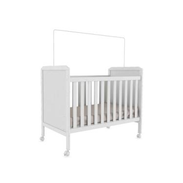 Imagem de Berço Cloe Moveis Peroba Americano Mini cama MDF, Branco
