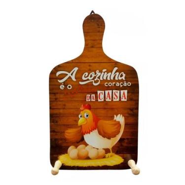 Imagem de Placa Tábua de Churrasco Porta Pano de Prato Decor - Cozinha - Retrofe