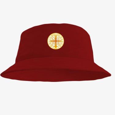 Imagem de Boné Chapéu Bucket Hat Estampado Medalha Sao Bento - MP Moda Masculina