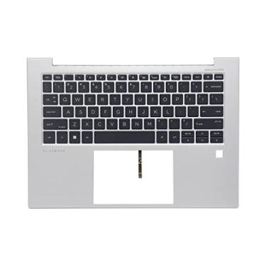 Imagem de Novo apoio para as mãos para HP EliteBook 840 G9 845 G9 capa superior com teclado retroiluminado