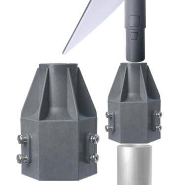 Imagem de Adaptador de tubo Starlink, suporte de mastro Starlink, disponível para adaptador de tubo Starlink V2, mastros de TV e mastros de satélite instalados, adequado para diâmetros de tubos dentro de 6,3 cm