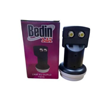 Imagem de LNBF Universal KU Duplo Offset 2 Saídas Bedinsat Twin, Preto
