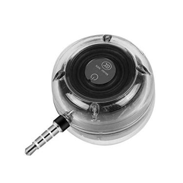 Imagem de Mini alto-falante portátil, alto-falante para celular com plugue de 3,5 mm, mini alto-falantes conectados sem fio micro USB Smart Speakers HiFi estéreo baixo
