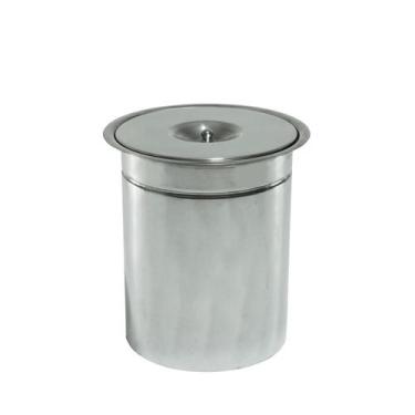 Imagem de Lixeira de Embutir Inox - 20 Litros - Inovar