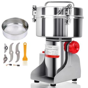 Imagem de SAMGER S Moedor Elétrico de Grãos Samger 700G, Motor de Cobre 1800W 110V Tipo Swing Moedores Comerciais, Alta Velocidade 28000Rpm Máquina de Moagem Superfina Pulverizador para Cereais Secos Milho Pime