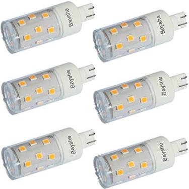 Imagem de BAYSHE Lâmpada Led com Base em Cunha T10 5Watt (2700K Branco Quente) Equivalente A 50W Halogênio 12Vac/Dc para Camper Rv Tailer Outdoor Landscape Patio Path Driveway Malibu Lighting - 6 Pack
