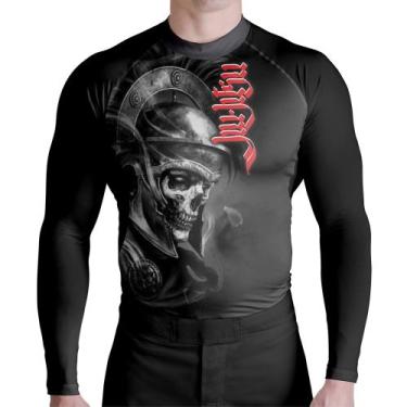 Imagem de Rash Guard Atlética Esportes Guerreiro Medieval, P, Preto