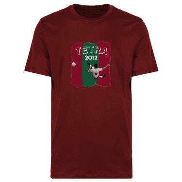 Imagem de Camiseta Voleio Pro Tetra Flu Brasileirão 2012 - Novomanto, Vermelho e