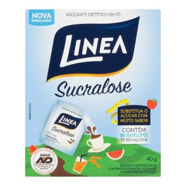 Imagem de Adoçante Sucralose LINEA 50 Envelopes