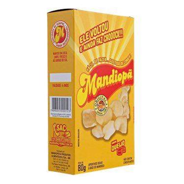 Imagem de Mandiopã Sabor Queijo cx 80 Gramas Mandiopan o Legitimo
