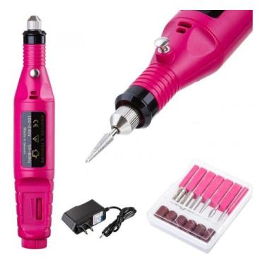 Imagem de unha Motor lixa unha profissional encapsulamento repos tips manicure  