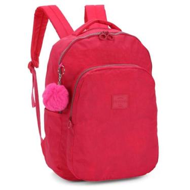 Imagem de Mochila escolar infantil ou juvenil crinkle up4you, Pink