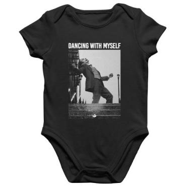 Imagem de Body Bebê Algodão Dancing with myself - Foca na Moda, Preto, GG