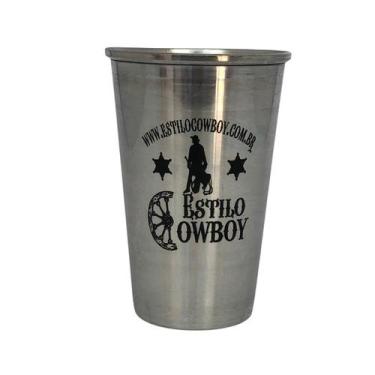 Imagem de Copo alumínio redondo 200ml terere sucos água cerveja - Estilo Cowboy,