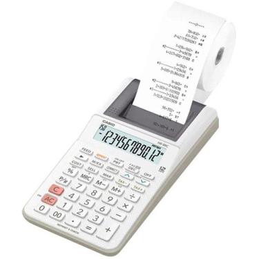 Imagem de Calculadora com Bobina HR-8RC (12 Digitos) - Branco - Casio