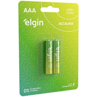 Imagem de Pilha Alcalina Palito AAA - Blister com 2 Unidades 1 - Elgin