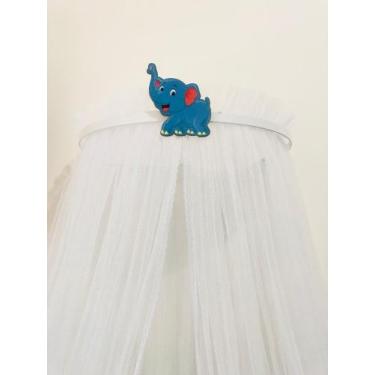 Imagem de Dossel Elefante com tule mosquiteiro - SONHO DE BERÇO