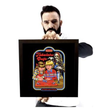Imagem de Quadro Arte Retro Meu Primeiro Tabuleiro De Ouija Decoração - Fanarte